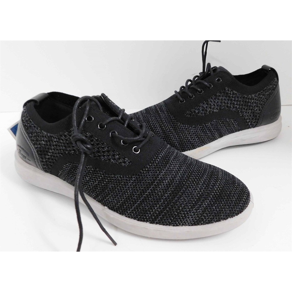New G.H. Bass & Co. Mens Connor 2 Tone Black Knit Casual Oxford Shoe 9 M